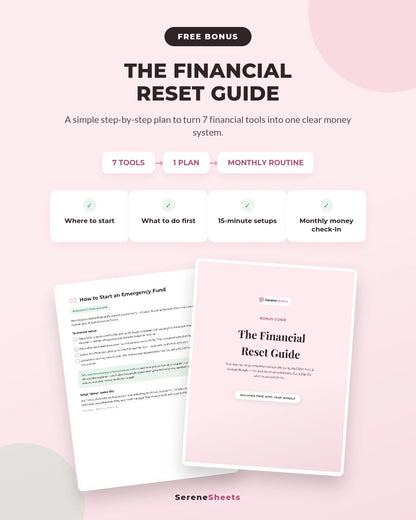 Debt-Free & Savings Bundle — 7 Financial Templates for Google Sheets & Excel